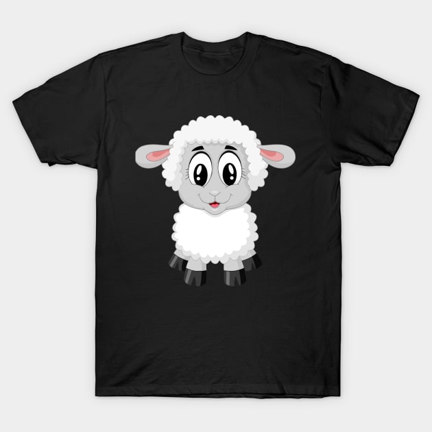 cute lamb T-Shirt by hossamahmed